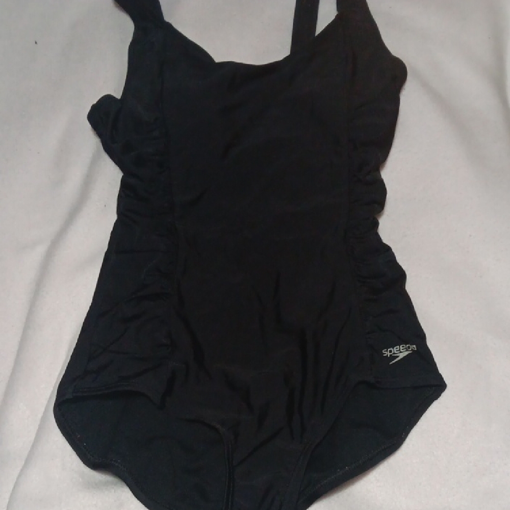 Speedo Women's Classic Black One Piece Swimsuit